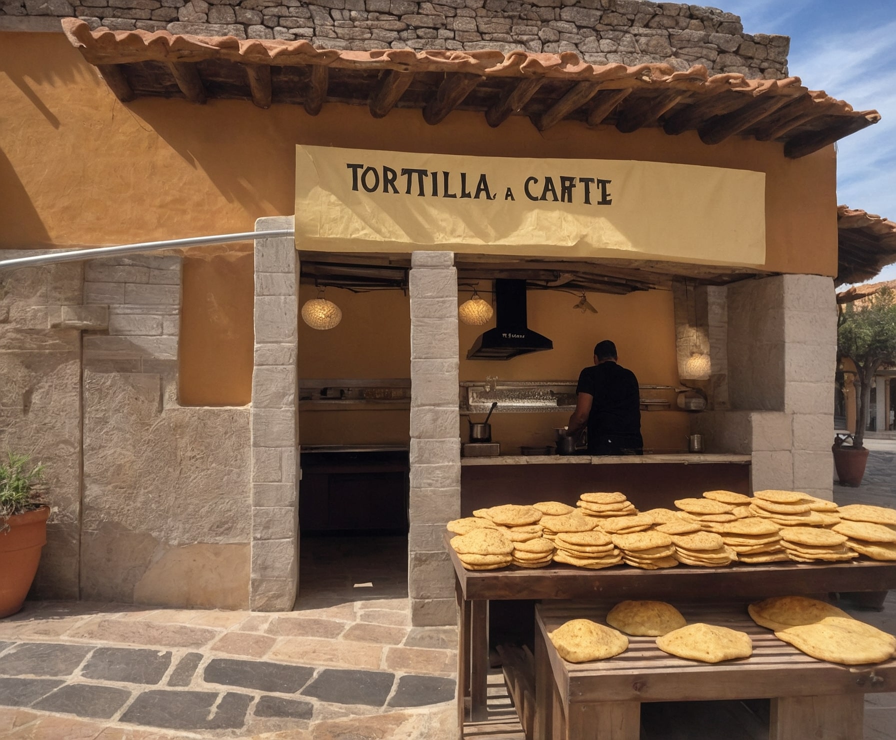 Deliciosa tortilla de patata casera con cebolla caramelizada